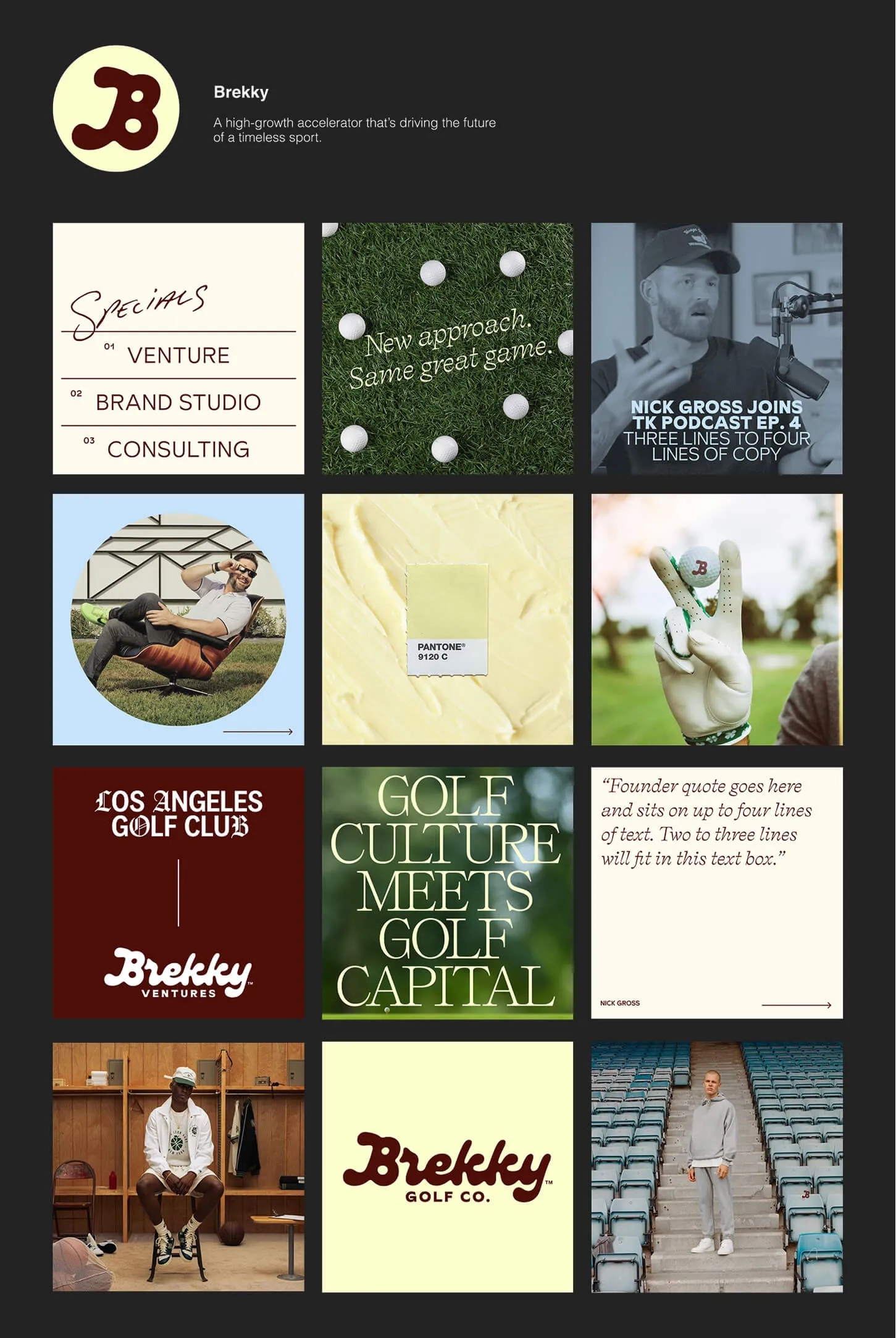 Brekky Golf Co. — Brekky Instagram