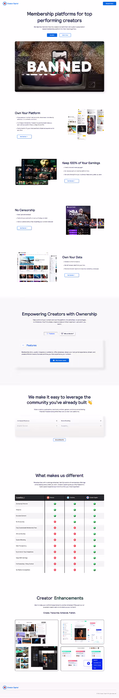 Creator Capitol — Creator Capitol Home 1