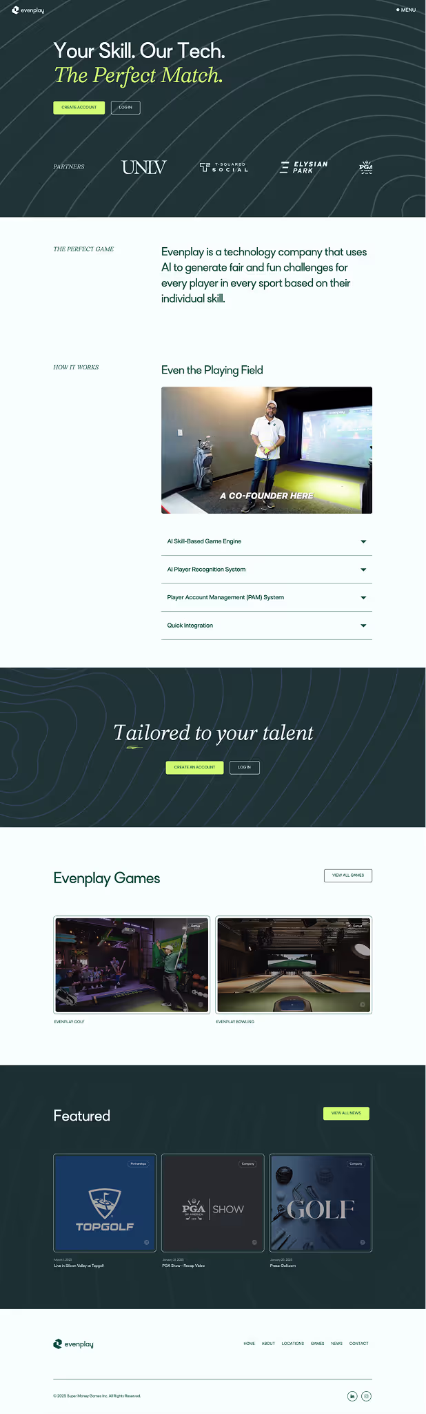 Evenplay — Evenplay Site Home