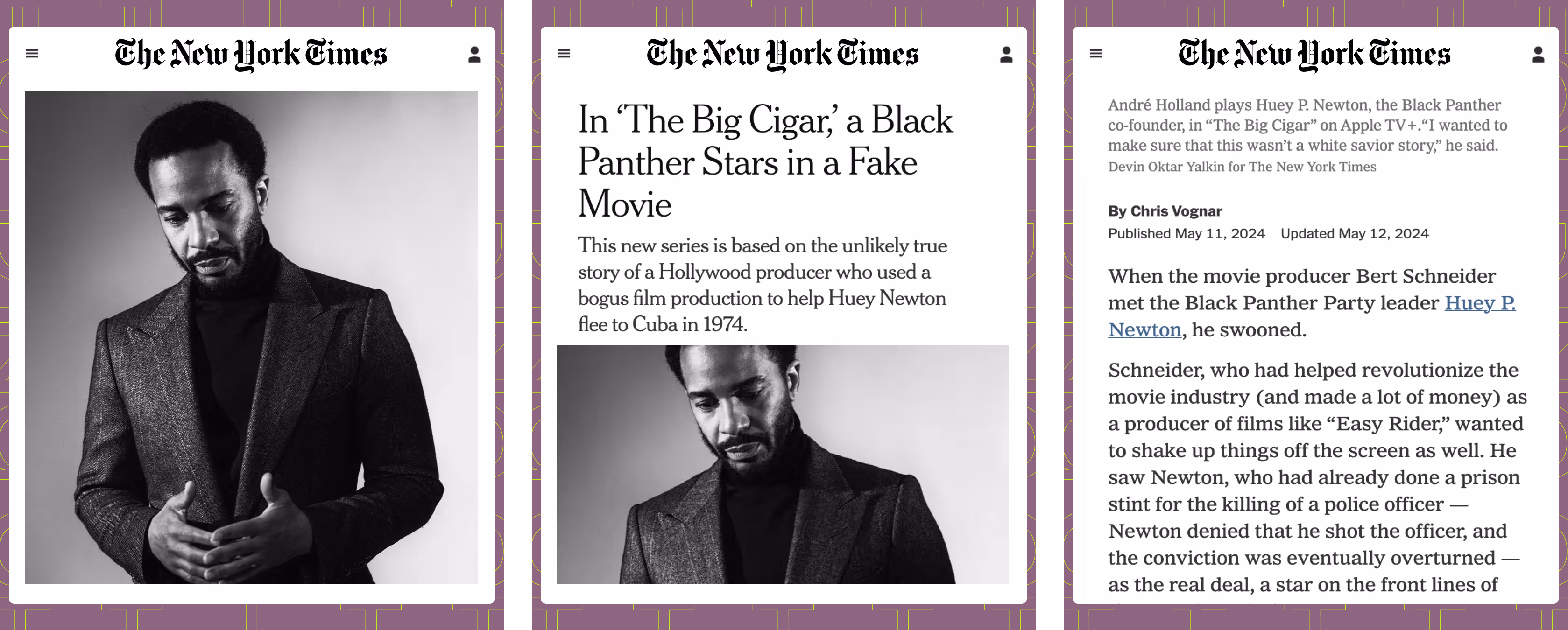 The Big Cigar — Folding Chair TBC Ny Times